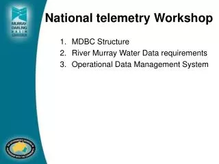National telemetry Workshop