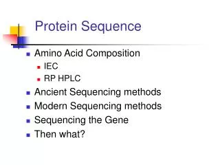 Protein Sequence