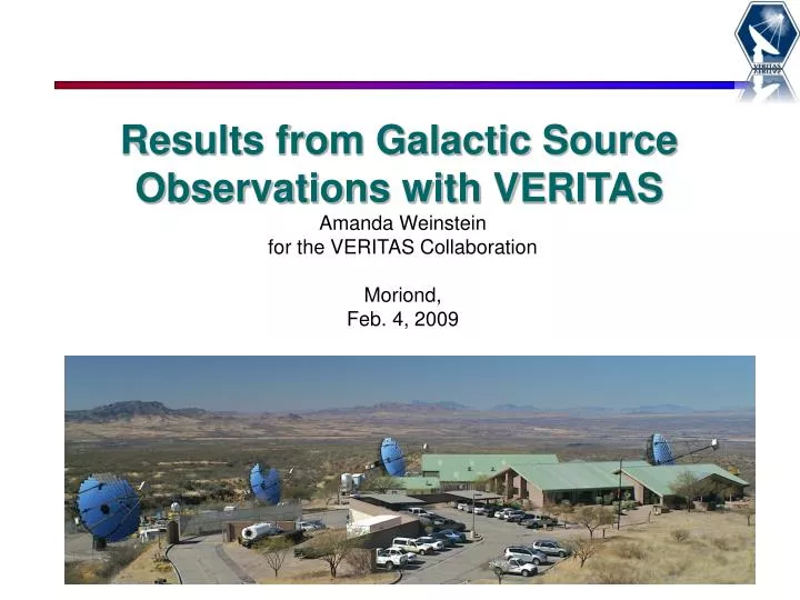 results from galactic source observations with veritas