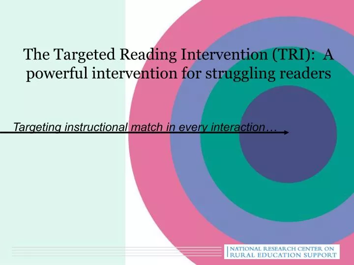 the targeted reading intervention tri a powerful intervention for struggling readers