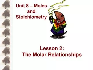 Lesson 2: The Molar Relationships