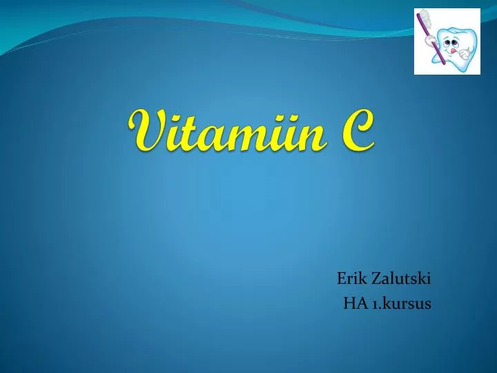 vitamiin c