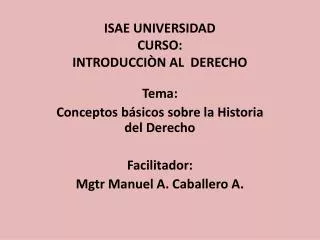 isae universidad curso introducci n al derecho