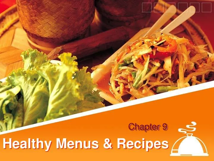 healthy menus recipes