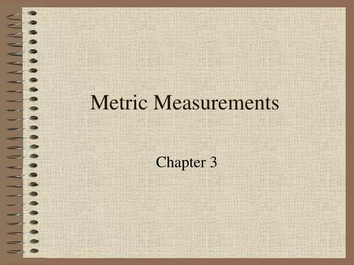 metric measurements