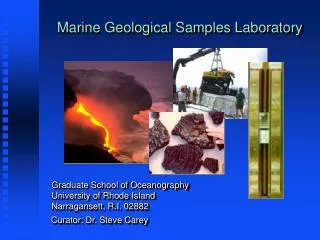 Marine Geological Samples Laboratory