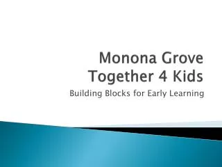 Monona Grove Together 4 Kids