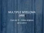 MULTIPLE MYELOMA (MM) - slide 1
