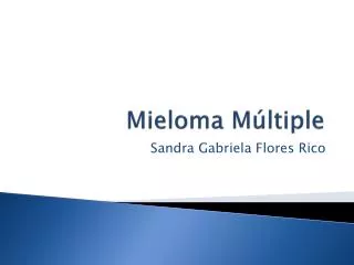 mieloma m ltiple
