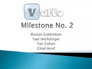 Roman Goldshtein Yael Hechtlinger Yair Cohen Gilad Assif