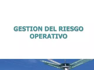 gestion del riesgo operativo
