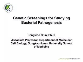 Genetic Screenings for Studying Bacterial Pathogenesis