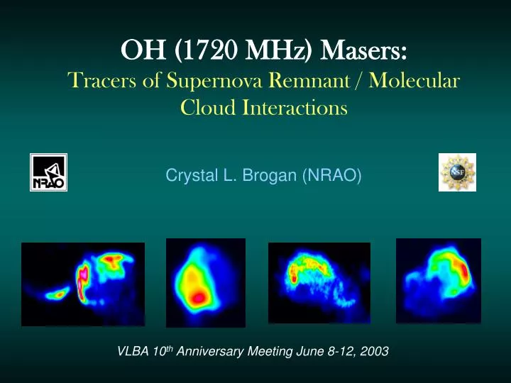 oh 1720 mhz masers tracers of supernova remnant molecular cloud interactions