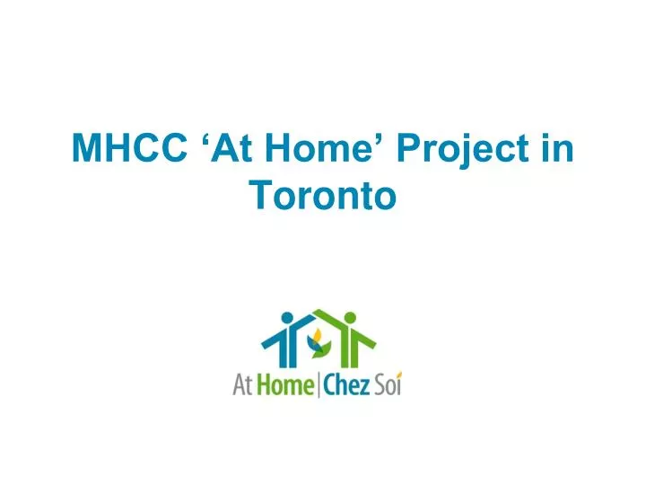 mhcc at home project in toronto