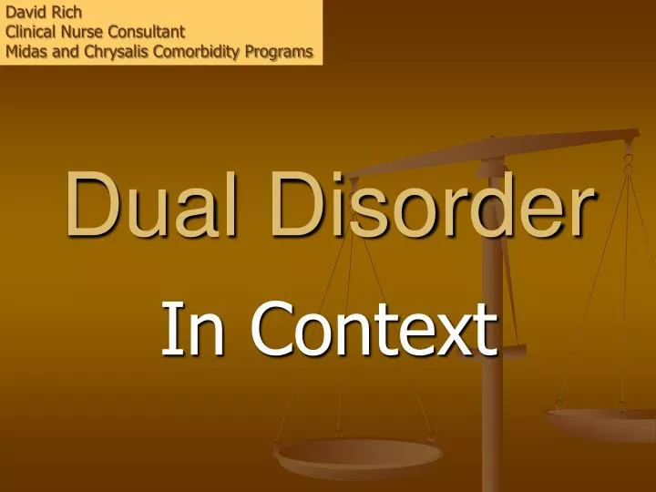 dual disorder