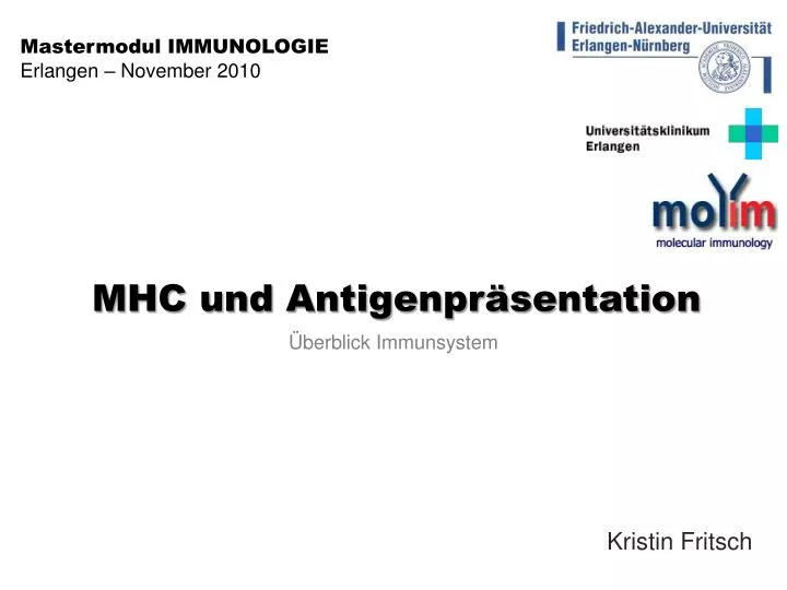 mhc und antigenpr sentation