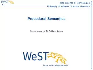 Procedural Semantics