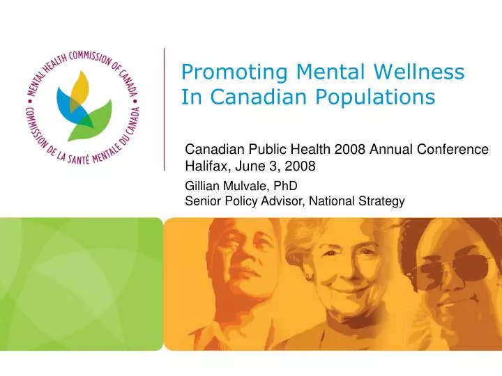 promoting mental wellness in canadian populations