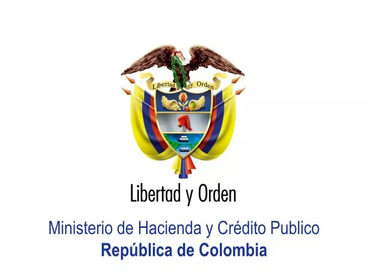 ministerio de hacienda y cr dito publico rep blica de colombia