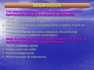 desinfeccion