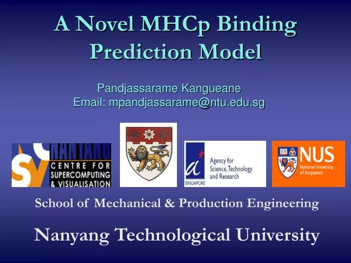 a novel mhcp binding prediction model