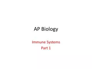 AP Biology