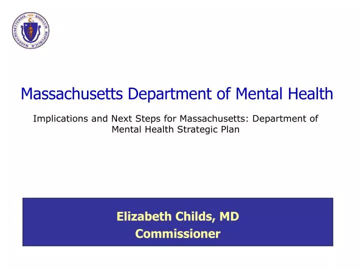 massachusetts department of mental health