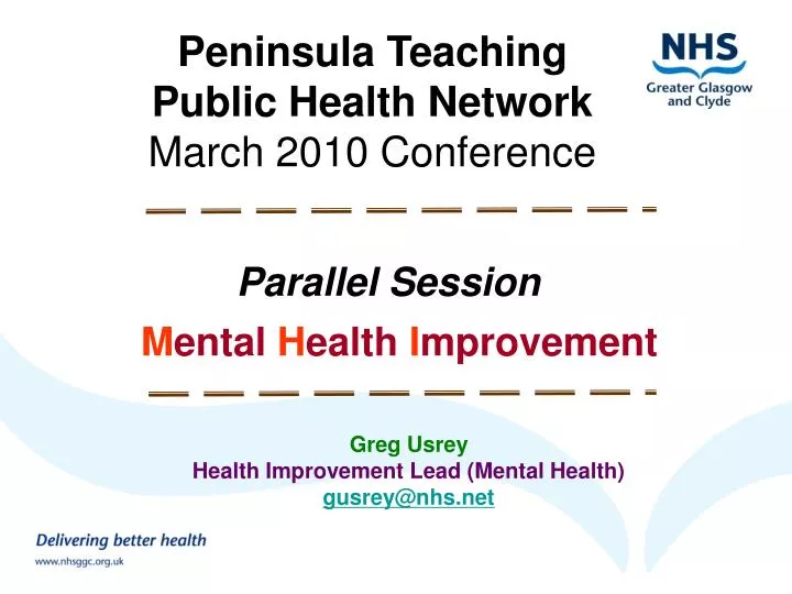 peninsula teaching public health network march 2010 conference