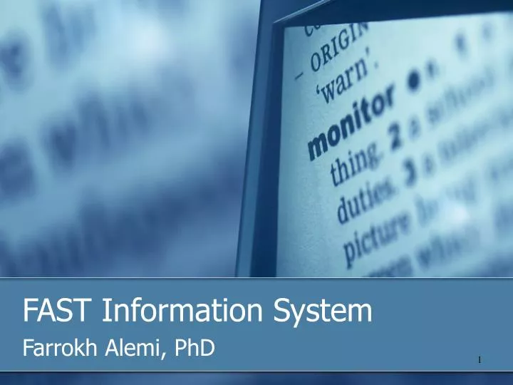 fast information system