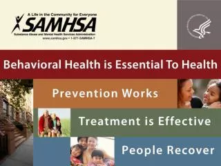 Leading Change: SAMHSA Taking Action