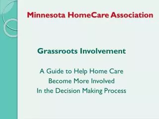 Minnesota HomeCare Association