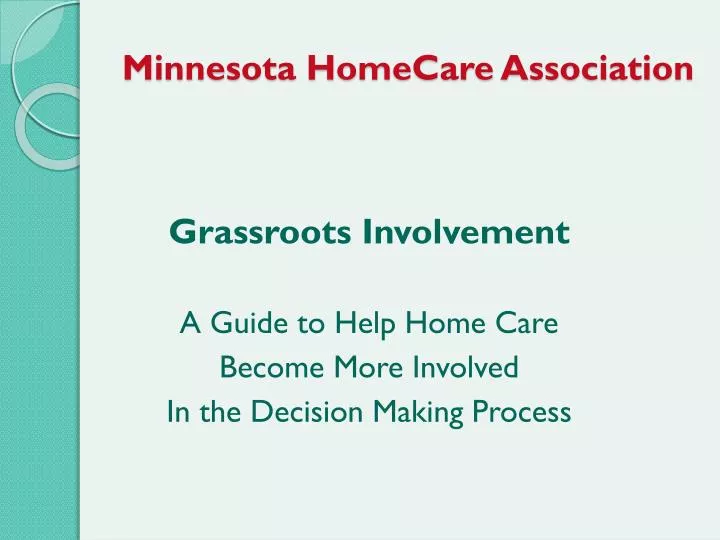 minnesota homecare association