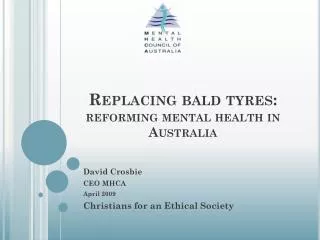 Replacing bald tyres: reforming mental health in Australia