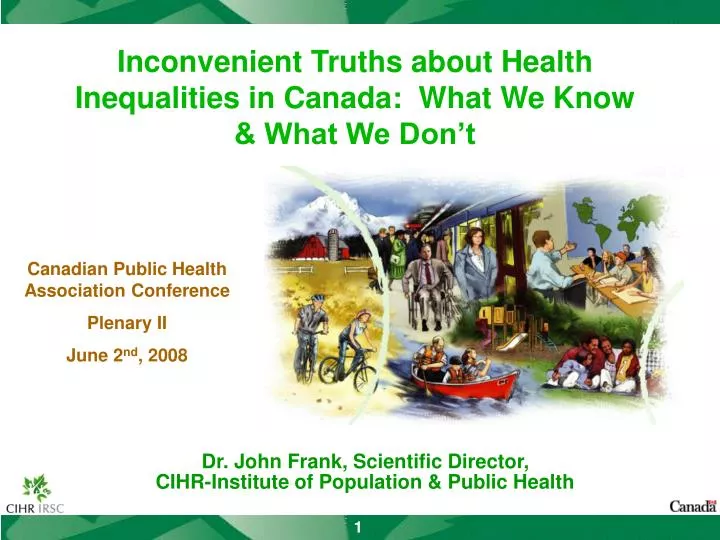 inconvenient truths about health inequalities in canada what we know what we don t