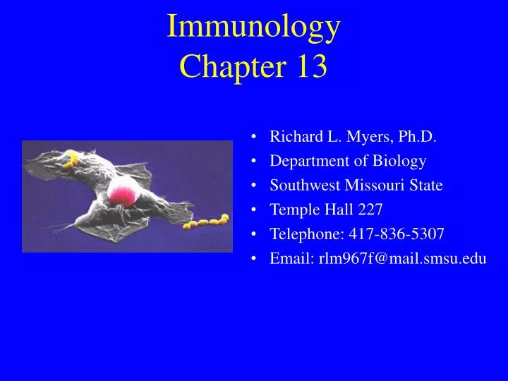 immunology chapter 13