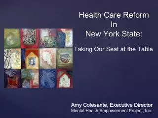 Health Care Reform In New York State: