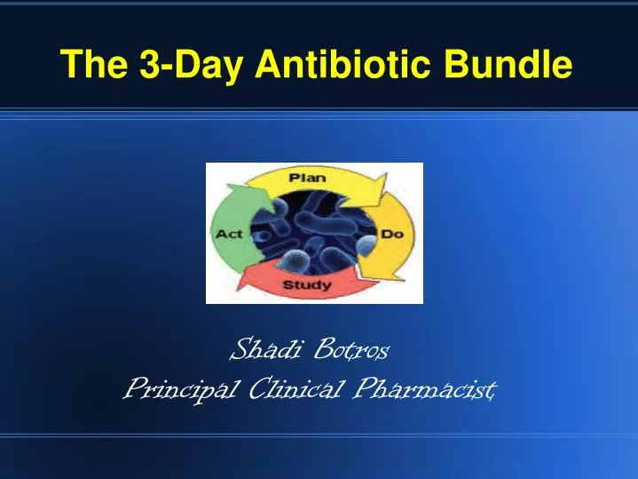 the 3 day antibiotic bundle