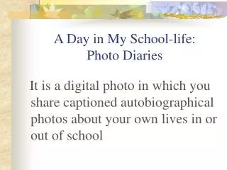 A Day in My School-life: Photo Diaries