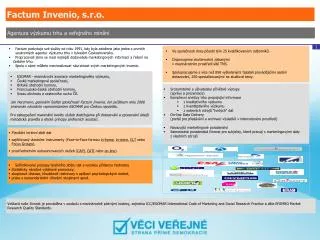 factum invenio s r o