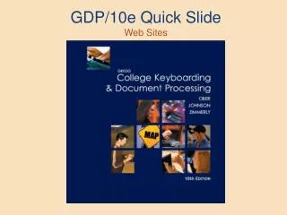 GDP/10e Quick Slide Web Sites