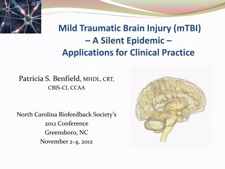 mild traumatic brain injury mtbi a silent epidemic applications for clinical practice