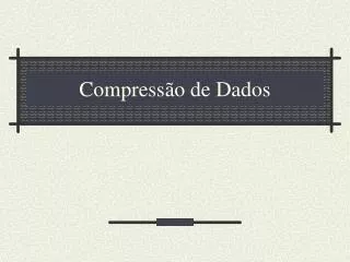 compress o de dados