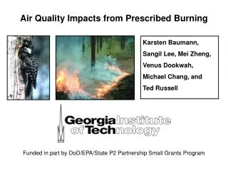 Air Quality Impacts from Prescribed Burning