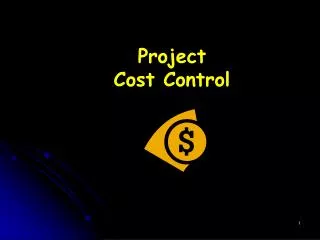 Project Cost Control