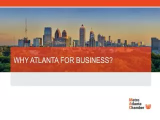 Why atlanta for business?