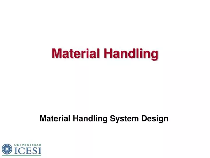 material handling