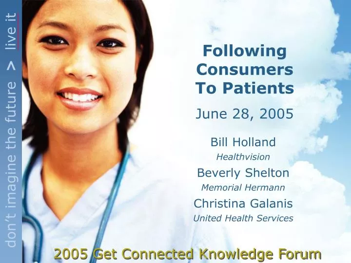 2005 get connected knowledge forum