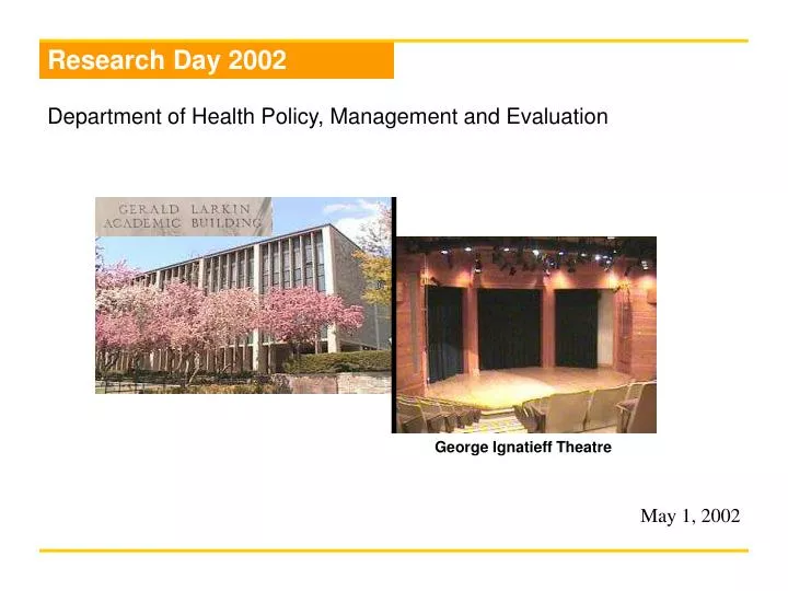 hpme research day 2002