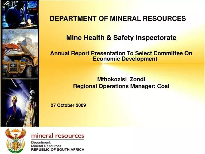department of mineral resources