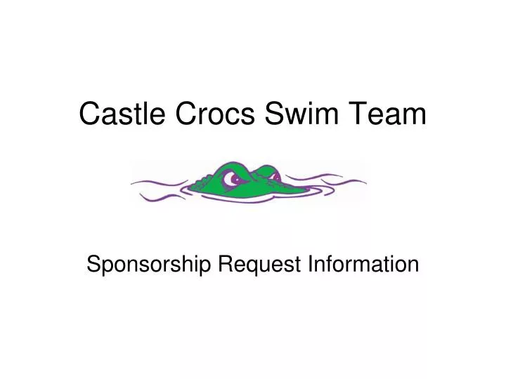castle crocs swim team